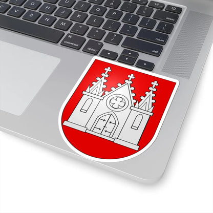 Moutier district-coat of arms (Switzerland) (Coat of Arms) STICKER Vinyl Kiss-Cut Decal - The Sticker Space