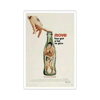 Move 1970 Movie Poster - STICKER Vinyl Kiss-Cut Decal 6 Inch White - The Sticker Space
