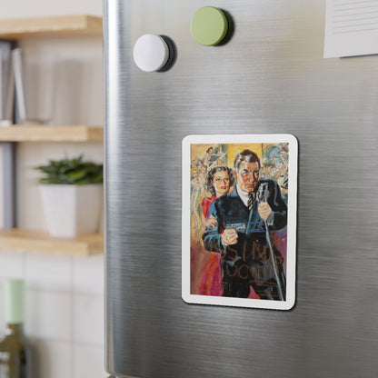 Movie poster preliminary art (Magazine Illustration) Refrigerator Magnet-The Sticker Space