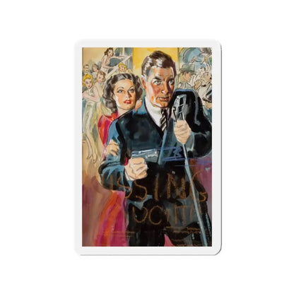 Movie poster preliminary art (Magazine Illustration) Refrigerator Magnet - The Sticker Space