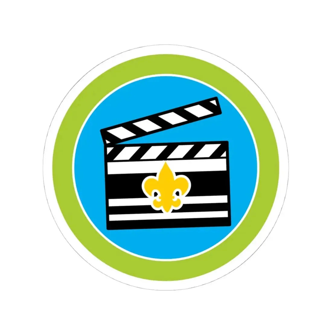Moviemaking (Boy Scout Merit Badge) STICKER Vinyl Kiss-Cut Decal 4 Inch White - The Sticker Space