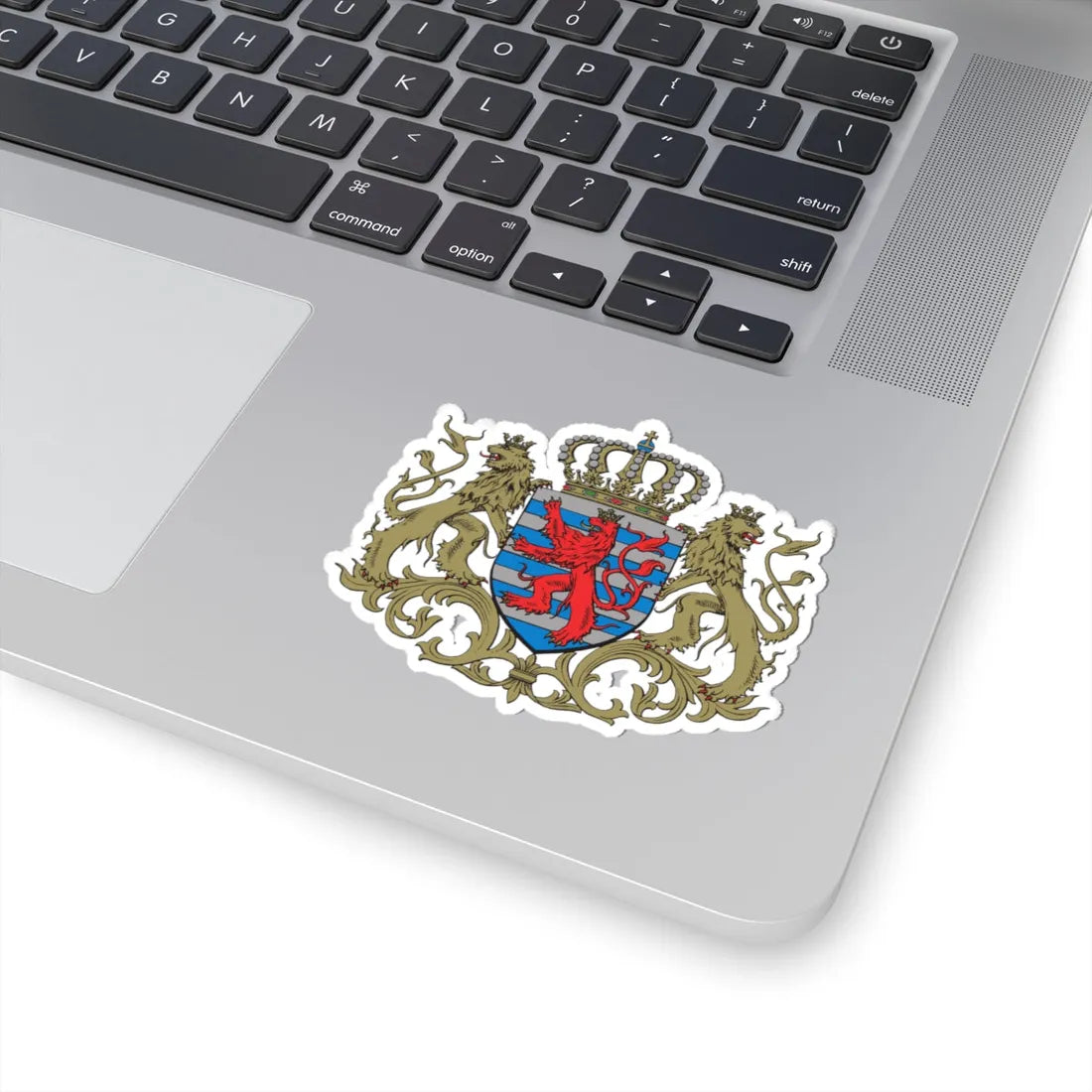 Moyennes armoiries du Grand-Duché de Luxembourg (Luxembourg) (Coat of Arms) STICKER Vinyl Kiss-Cut Decal - The Sticker Space