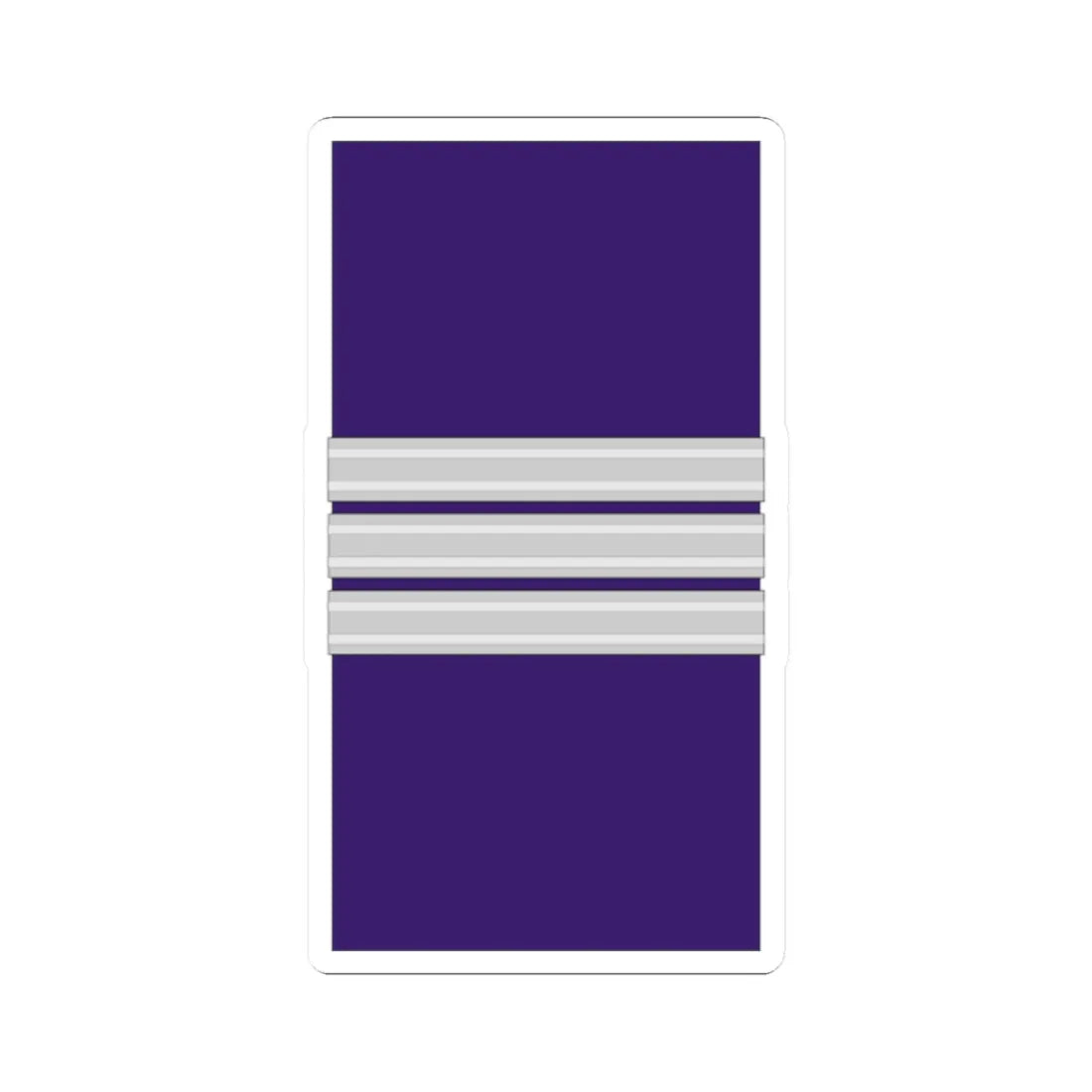 Mozambique AirForce OF 2 (Mozambique) (Military Rank) STICKER Vinyl Kiss-Cut Decal 2 Inch White - The Sticker Space