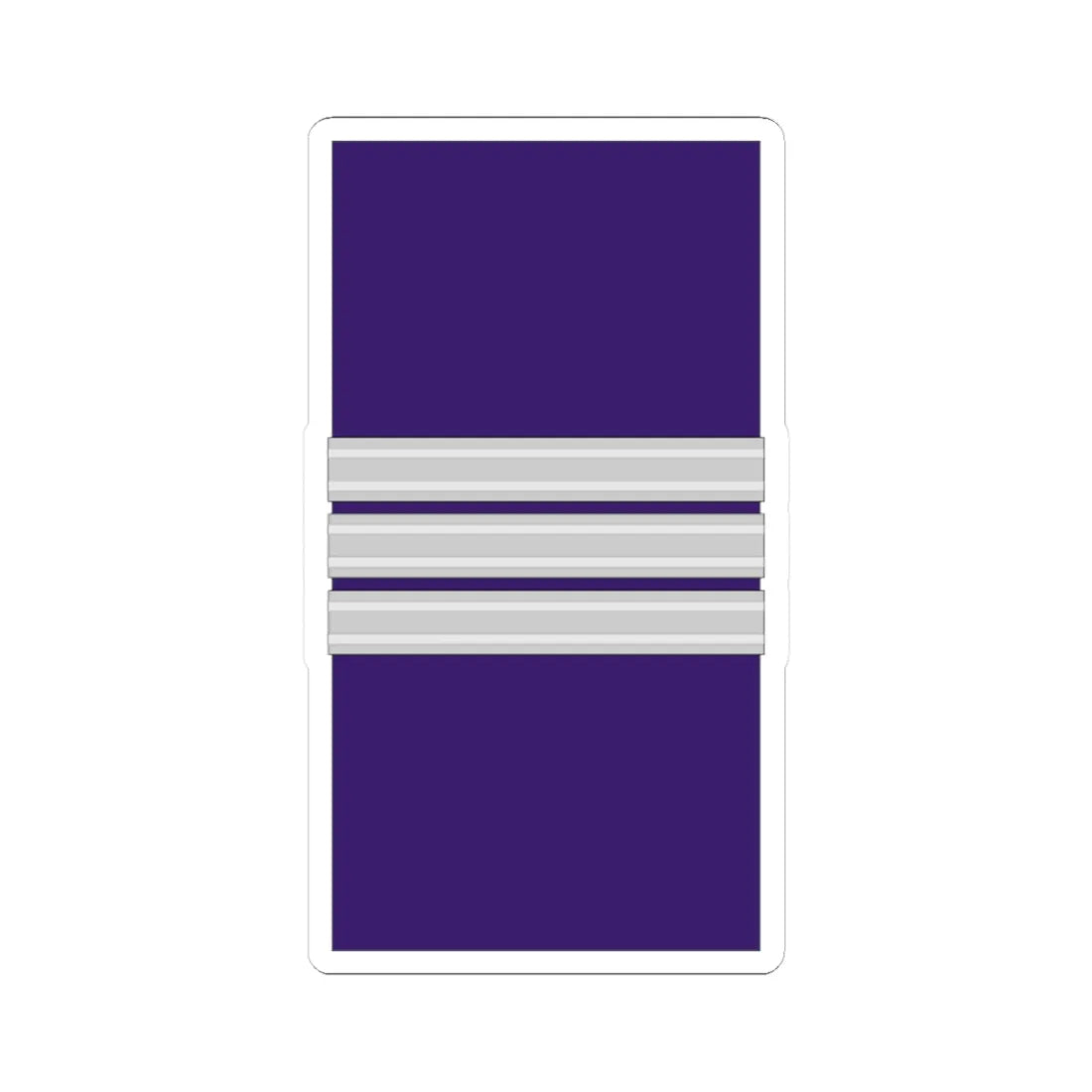 Mozambique AirForce OF 2 (Mozambique) (Military Rank) STICKER Vinyl Kiss-Cut Decal 3 Inch White - The Sticker Space