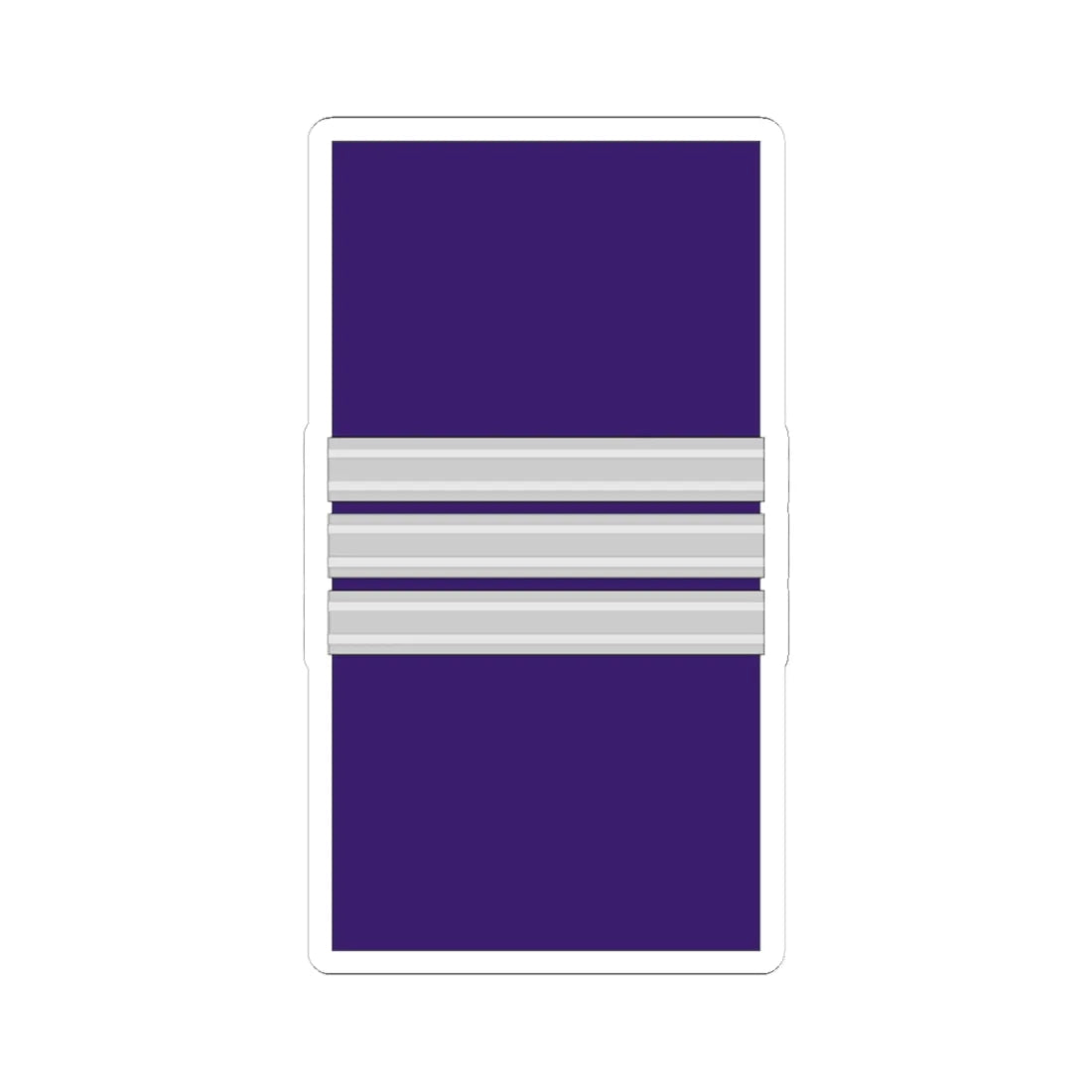 Mozambique AirForce OF 2 (Mozambique) (Military Rank) STICKER Vinyl Kiss-Cut Decal 4 Inch White - The Sticker Space