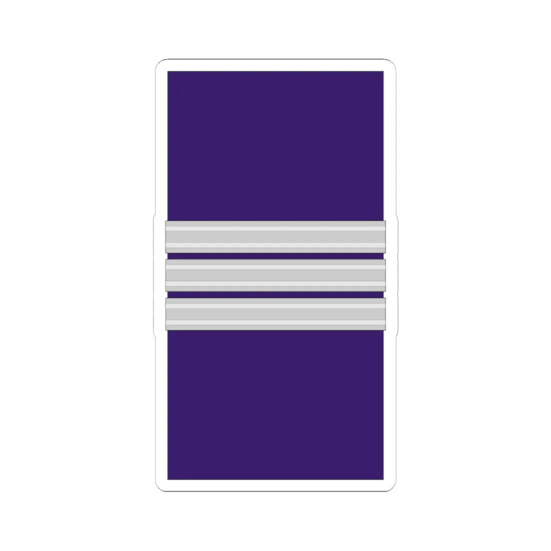 Mozambique AirForce OF 2 (Mozambique) (Military Rank) STICKER Vinyl Kiss-Cut Decal 6 Inch White - The Sticker Space