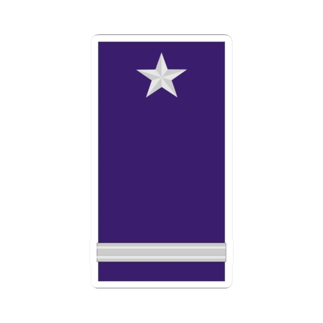 Mozambique AirForce OF 3 (Mozambique) (Military Rank) STICKER Vinyl Kiss-Cut Decal - The Sticker Space