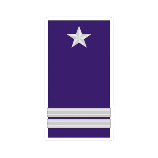 Mozambique AirForce OF 4 (Mozambique) (Military Rank) STICKER Vinyl Kiss-Cut Decal 2 Inch White - The Sticker Space