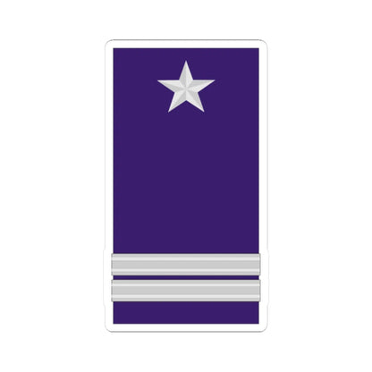 Mozambique AirForce OF 4 (Mozambique) (Military Rank) STICKER Vinyl Kiss-Cut Decal 3 Inch White - The Sticker Space