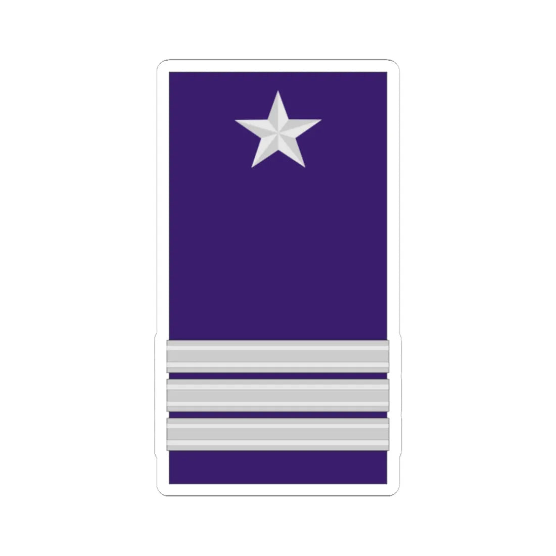 Mozambique AirForce OF 5 (Mozambique) (Military Rank) STICKER Vinyl Kiss-Cut Decal 6 Inch White - The Sticker Space