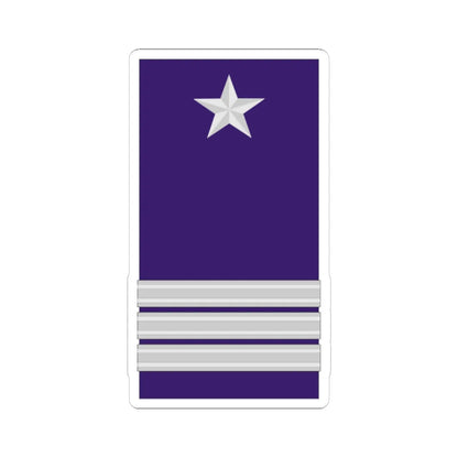 Mozambique AirForce OF 5 (Mozambique) (Military Rank) STICKER Vinyl Kiss-Cut Decal 6 Inch White - The Sticker Space