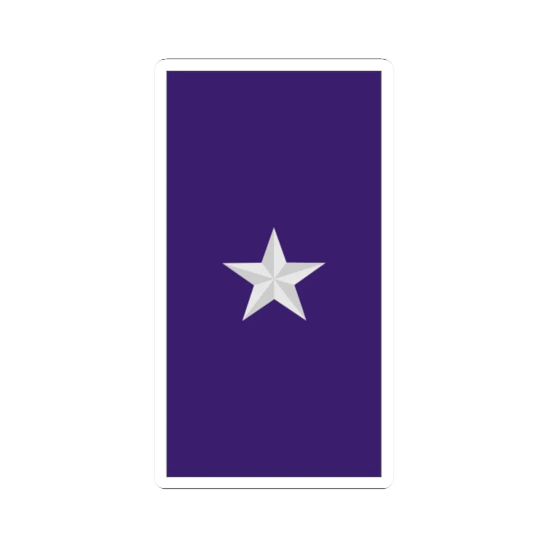 Mozambique AirForce OF 6 (Mozambique) (Military Rank) STICKER Vinyl Kiss-Cut Decal 2 Inch White - The Sticker Space