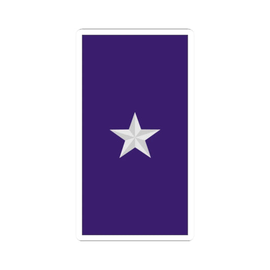 Mozambique AirForce OF 6 (Mozambique) (Military Rank) STICKER Vinyl Kiss-Cut Decal 2 Inch White - The Sticker Space