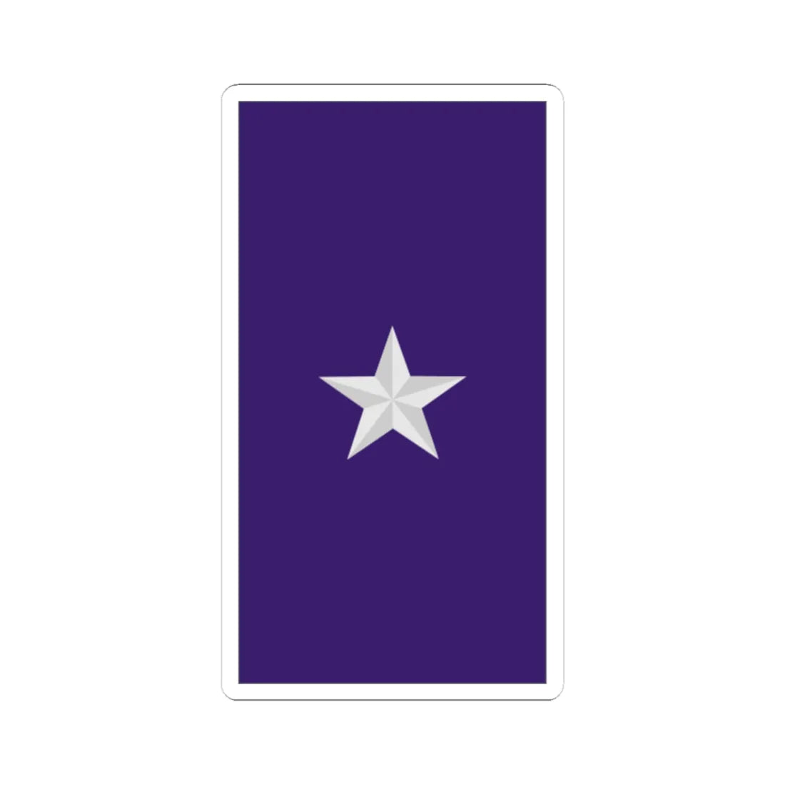 Mozambique AirForce OF 6 (Mozambique) (Military Rank) STICKER Vinyl Kiss-Cut Decal 3 Inch White - The Sticker Space