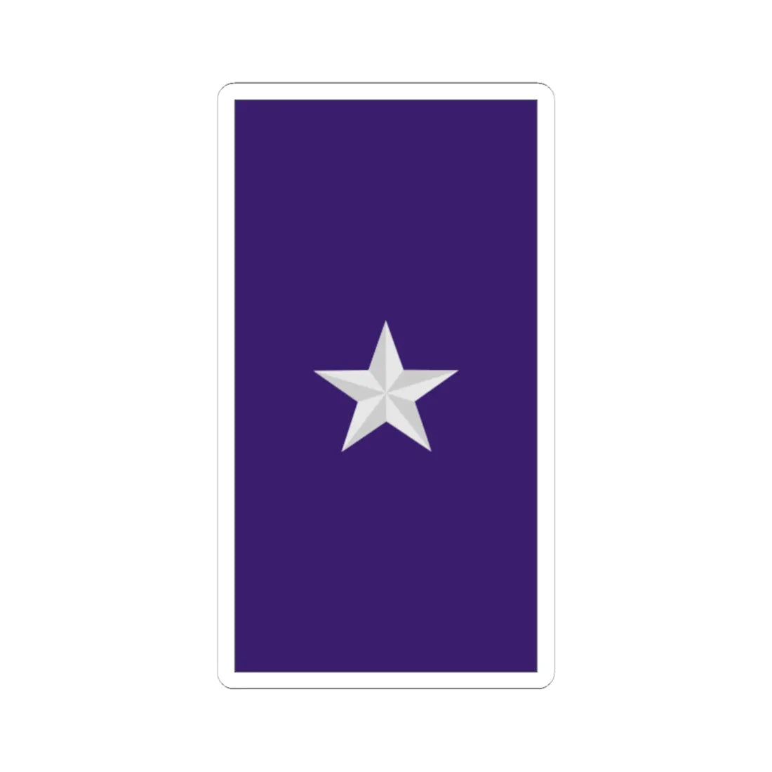 Mozambique AirForce OF 6 (Mozambique) (Military Rank) STICKER Vinyl Kiss-Cut Decal 6 Inch White - The Sticker Space