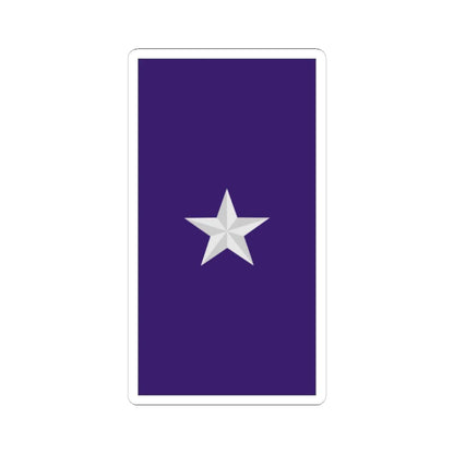 Mozambique AirForce OF 6 (Mozambique) (Military Rank) STICKER Vinyl Kiss-Cut Decal 6 Inch White - The Sticker Space