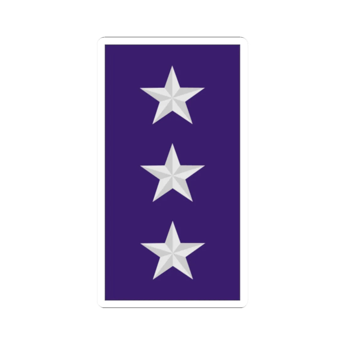 Mozambique AirForce OF 8 (Mozambique) (Military Rank) STICKER Vinyl Kiss-Cut Decal 2 Inch White - The Sticker Space