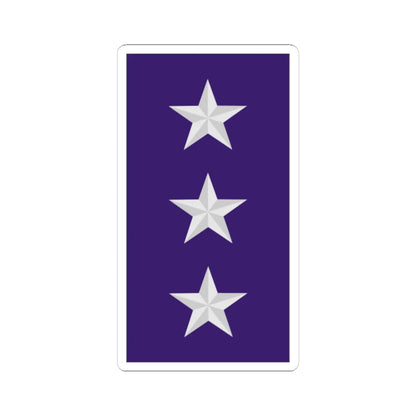 Mozambique AirForce OF 8 (Mozambique) (Military Rank) STICKER Vinyl Kiss-Cut Decal 6 Inch White - The Sticker Space