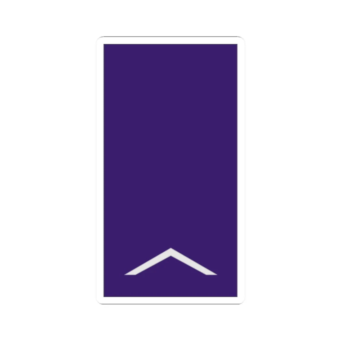 Mozambique AirForce OR 2 (Mozambique) (Military Rank) STICKER Vinyl Kiss-Cut Decal 2 Inch White - The Sticker Space