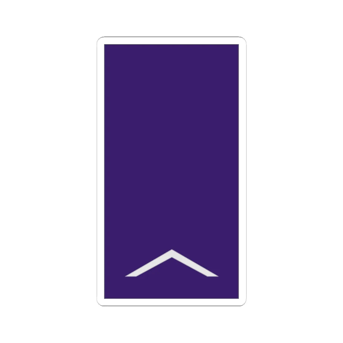 Mozambique AirForce OR 2 (Mozambique) (Military Rank) STICKER Vinyl Kiss-Cut Decal 4 Inch White - The Sticker Space