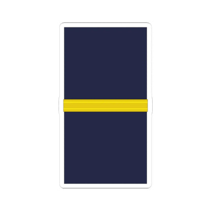 Mozambique Army OF 1a (Mozambique) (Military Rank) STICKER Vinyl Kiss-Cut Decal 4 Inch White - The Sticker Space