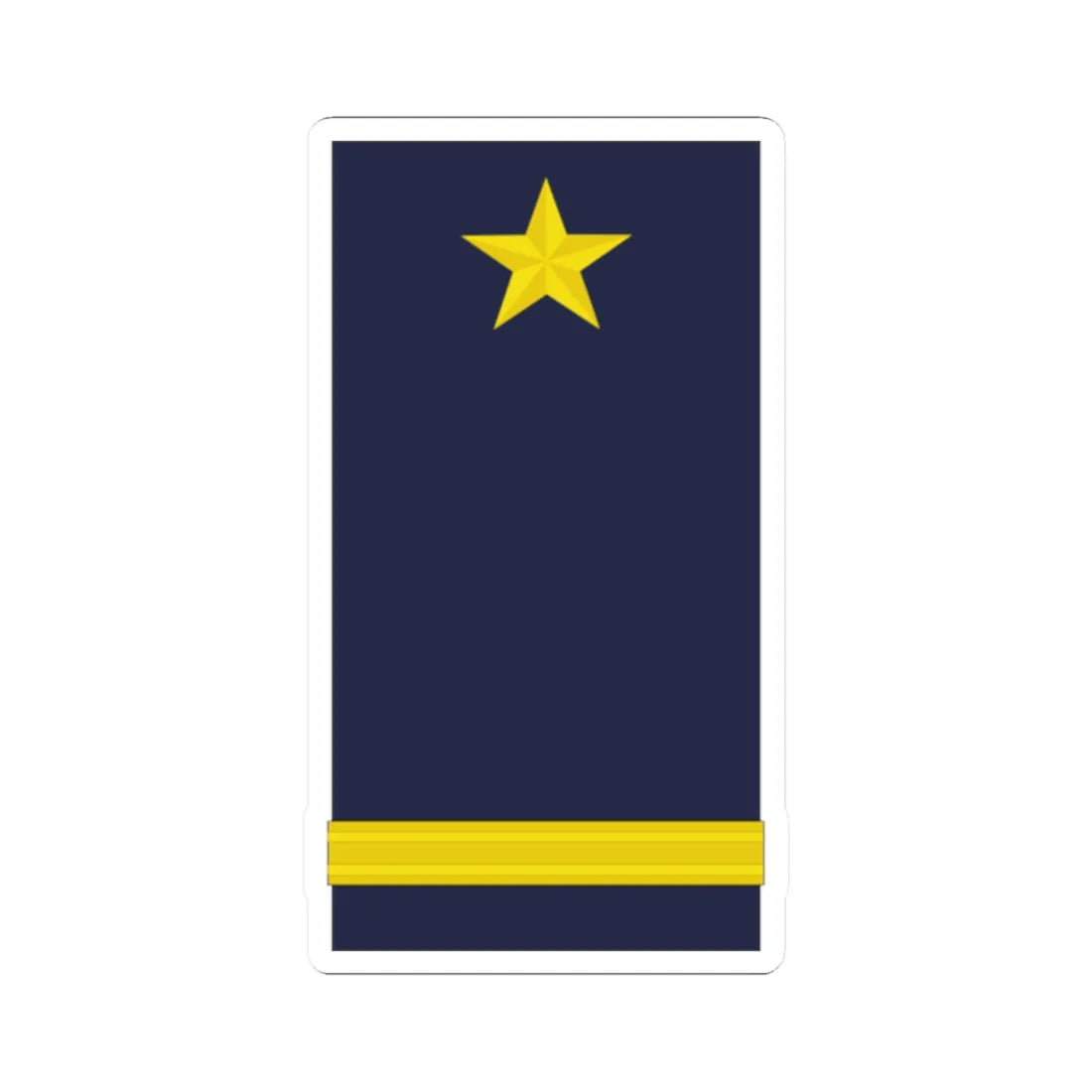 Mozambique Army OF 3 (Mozambique) (Military Rank) STICKER Vinyl Kiss-Cut Decal 2 Inch White - The Sticker Space