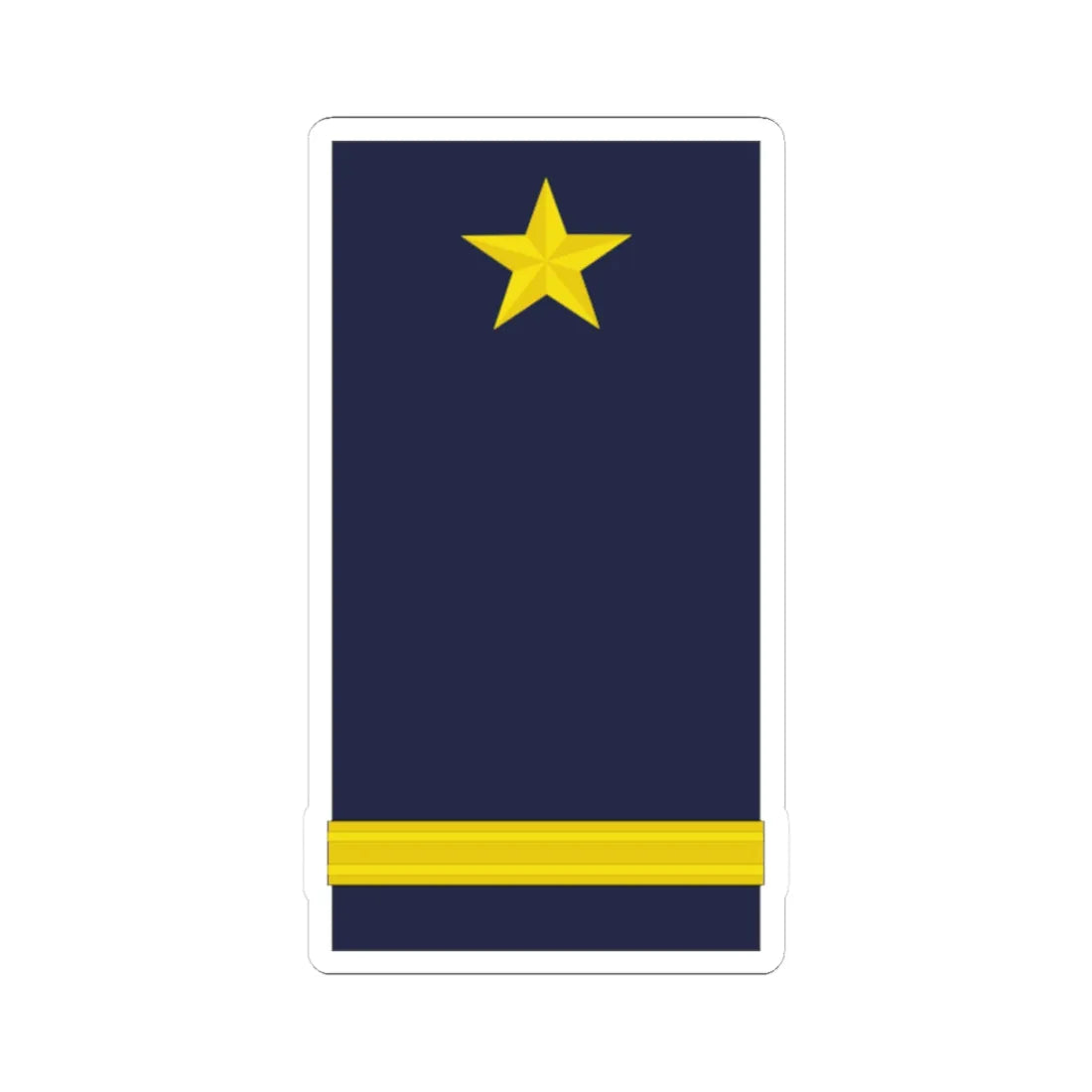 Mozambique Army OF 3 (Mozambique) (Military Rank) STICKER Vinyl Kiss-Cut Decal 3 Inch White - The Sticker Space