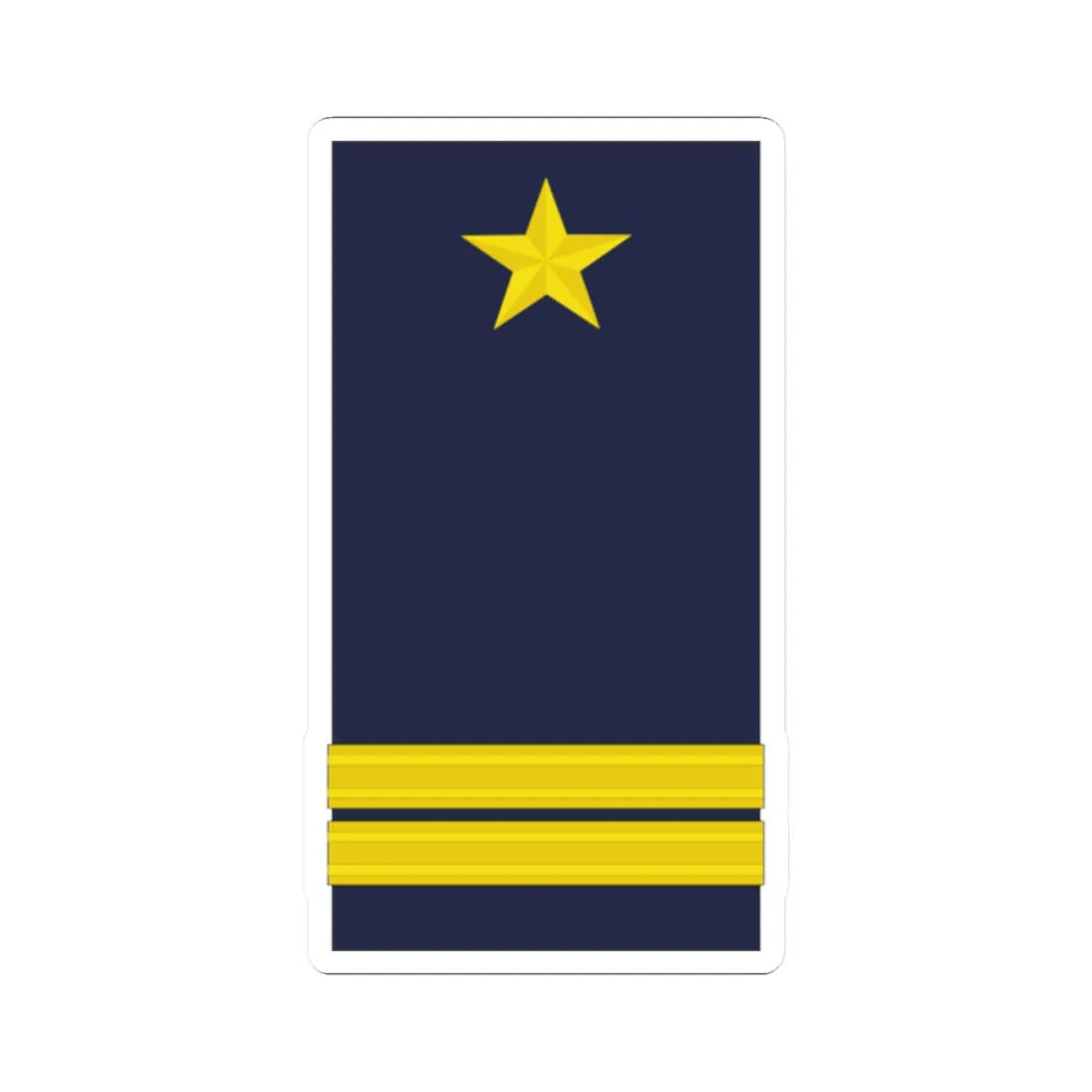 Mozambique Army OF 4 (Mozambique) (Military Rank) STICKER Vinyl Kiss-Cut Decal 2 Inch White - The Sticker Space