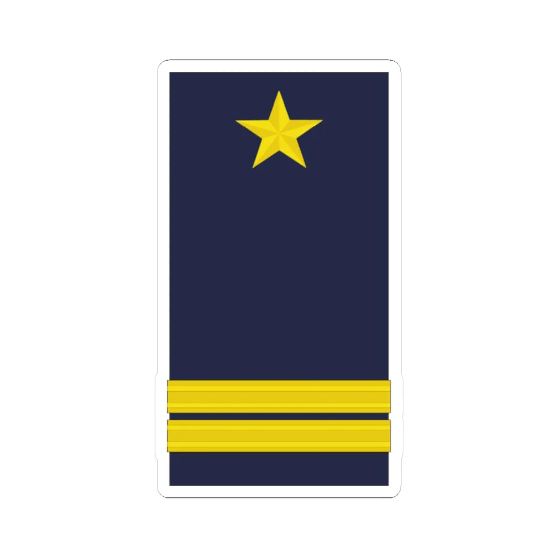 Mozambique Army OF 4 (Mozambique) (Military Rank) STICKER Vinyl Kiss-Cut Decal 3 Inch White - The Sticker Space