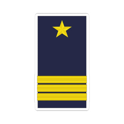 Mozambique Army OF 5 (Mozambique) (Military Rank) STICKER Vinyl Kiss-Cut Decal 6 Inch White - The Sticker Space