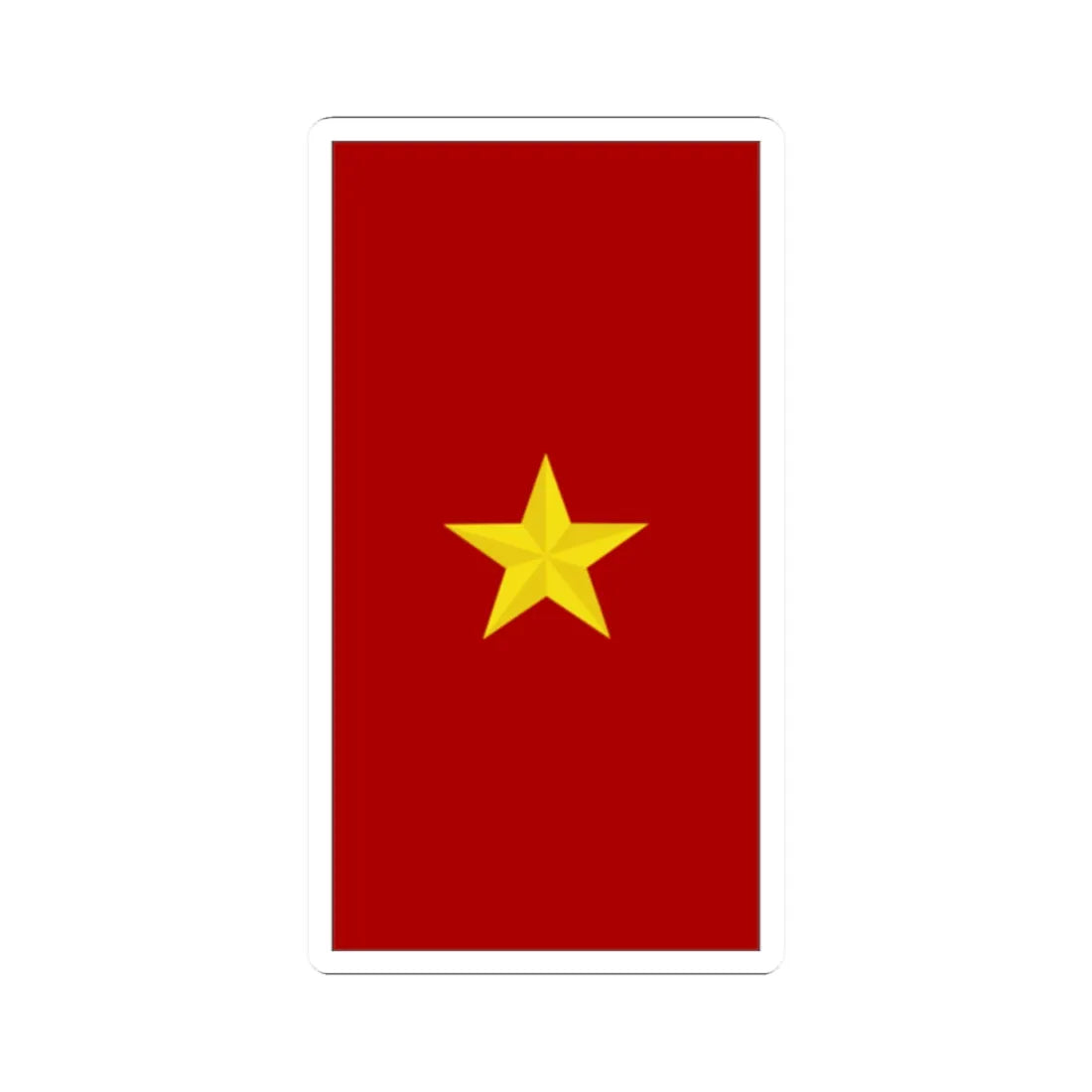 Mozambique Army OF 6 (Mozambique) (Military Rank) STICKER Vinyl Kiss-Cut Decal 2 Inch White - The Sticker Space