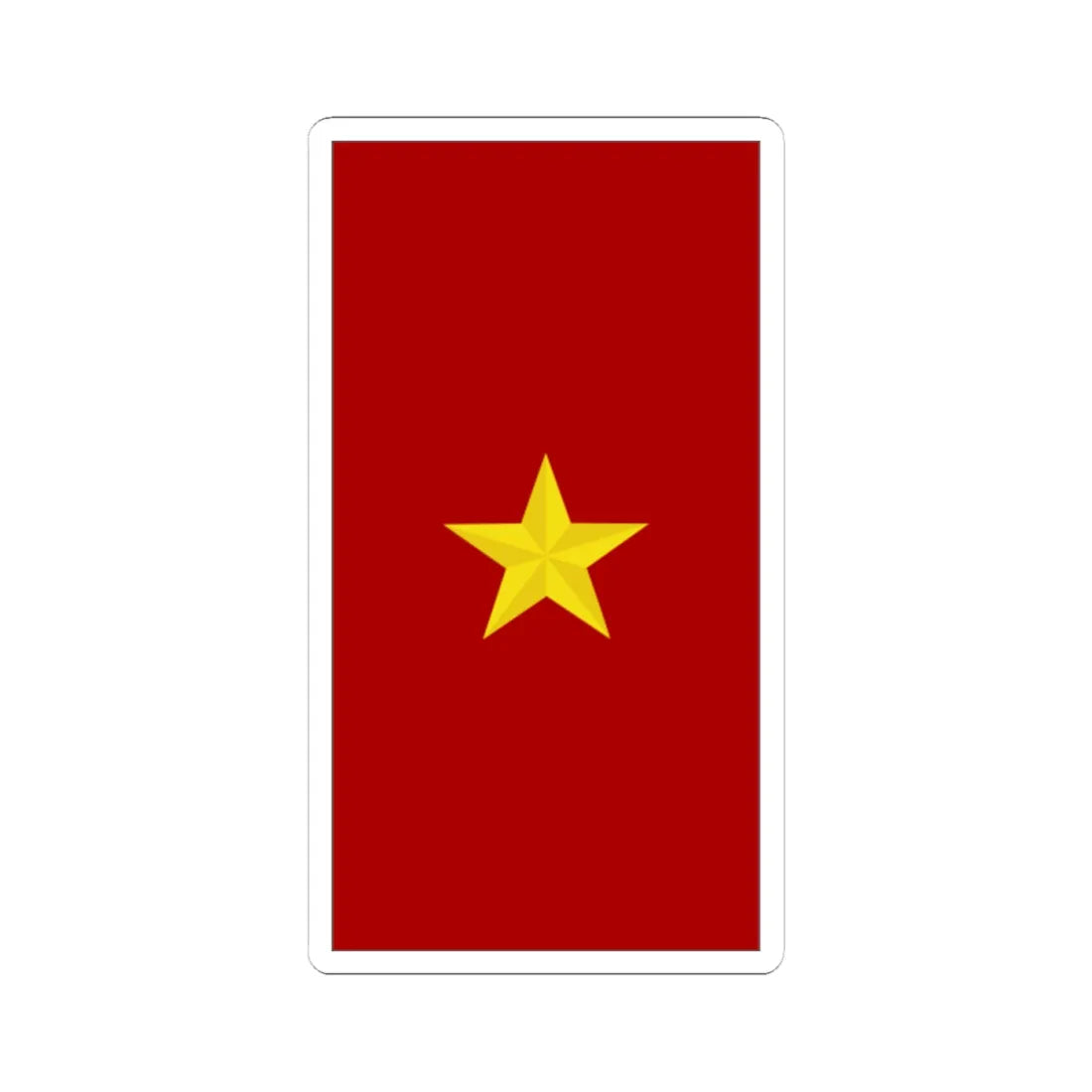 Mozambique Army OF 6 (Mozambique) (Military Rank) STICKER Vinyl Kiss-Cut Decal - The Sticker Space