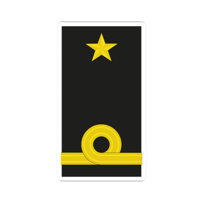 Mozambique Navy OF 3 (Mozambique) (Military Rank) STICKER Vinyl Kiss-Cut Decal 2 Inch White - The Sticker Space