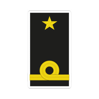 Mozambique Navy OF 3 (Mozambique) (Military Rank) STICKER Vinyl Kiss-Cut Decal 6 Inch White - The Sticker Space