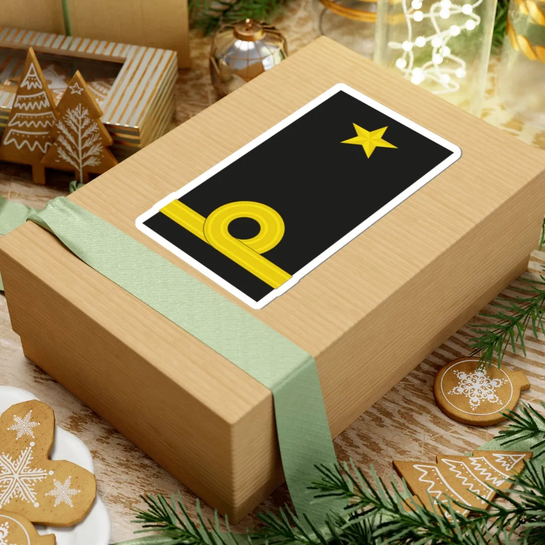 Mozambique Navy OF 3 (Mozambique) (Military Rank) STICKER Vinyl Kiss-Cut Decal - The Sticker Space