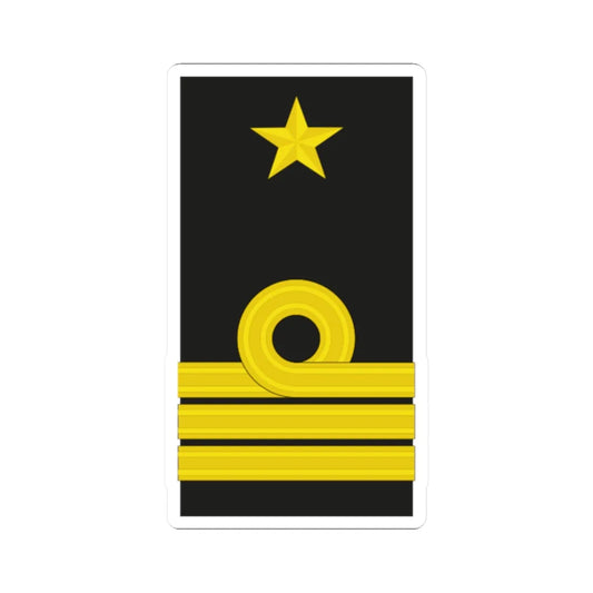 Mozambique Navy OF 5 (Mozambique) (Military Rank) STICKER Vinyl Kiss-Cut Decal 2 Inch White - The Sticker Space