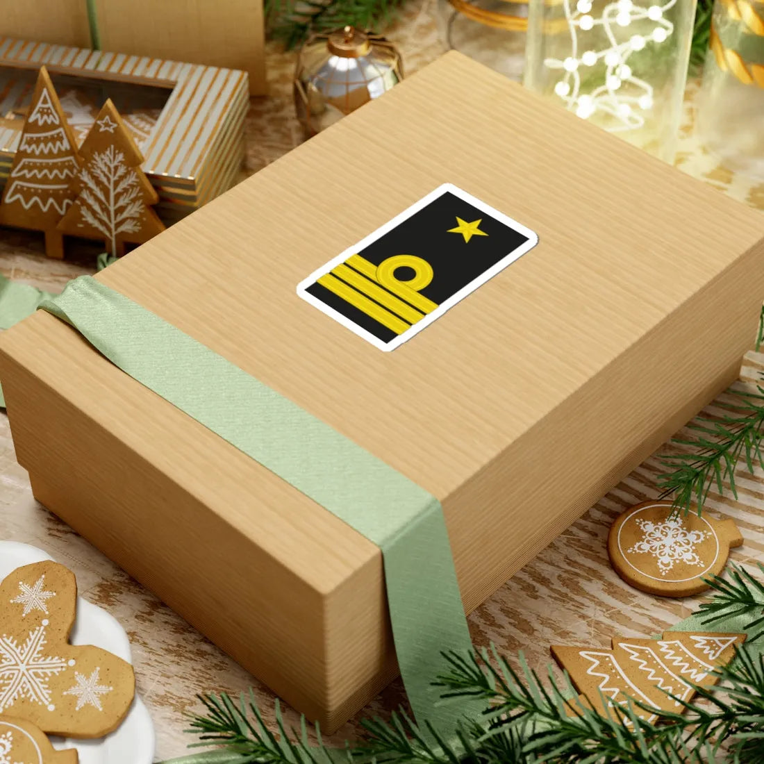 Mozambique Navy OF 5 (Mozambique) (Military Rank) STICKER Vinyl Kiss-Cut Decal - The Sticker Space