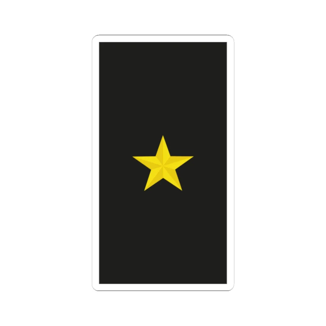 Mozambique Navy OF 7 (Mozambique) (Military Rank) STICKER Vinyl Kiss-Cut Decal 3 Inch White - The Sticker Space