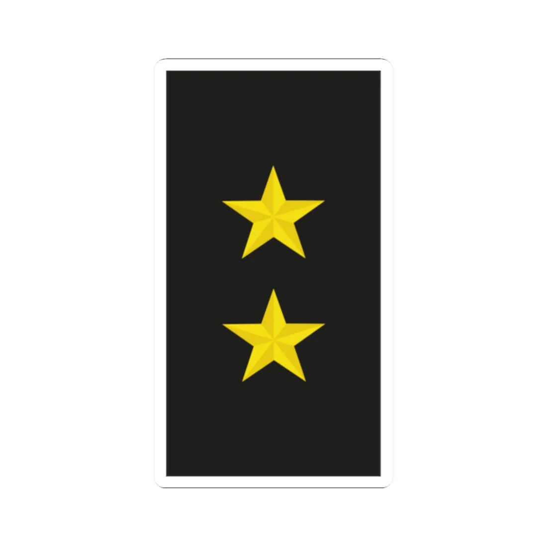 Mozambique Navy OF 8 (Mozambique) (Military Rank) STICKER Vinyl Kiss-Cut Decal 2 Inch White - The Sticker Space