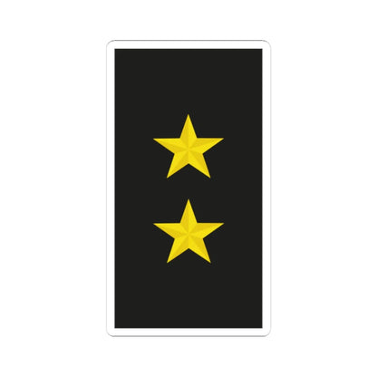 Mozambique Navy OF 8 (Mozambique) (Military Rank) STICKER Vinyl Kiss-Cut Decal 3 Inch White - The Sticker Space