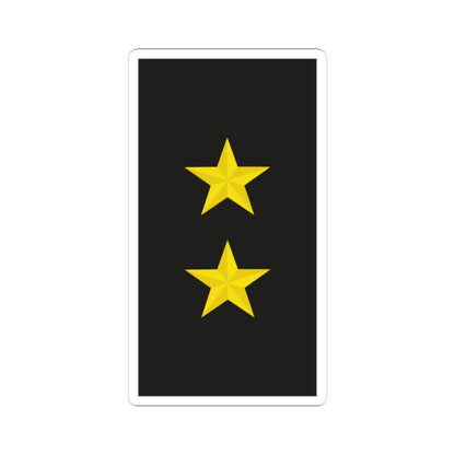 Mozambique Navy OF 8 (Mozambique) (Military Rank) STICKER Vinyl Kiss-Cut Decal 6 Inch White - The Sticker Space