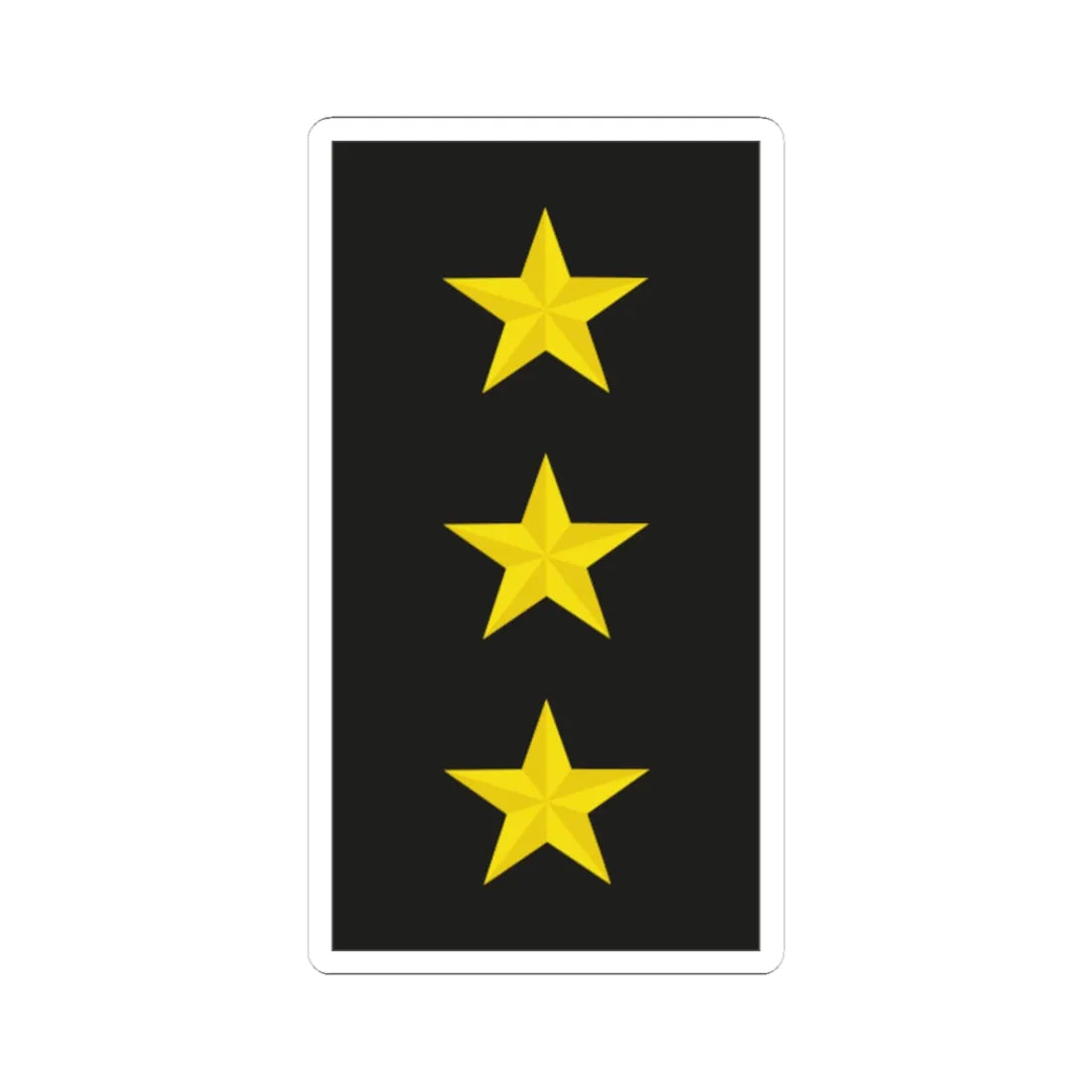 Mozambique Navy OF 9 (Mozambique) (Military Rank) STICKER Vinyl Kiss-Cut Decal 3 Inch White - The Sticker Space