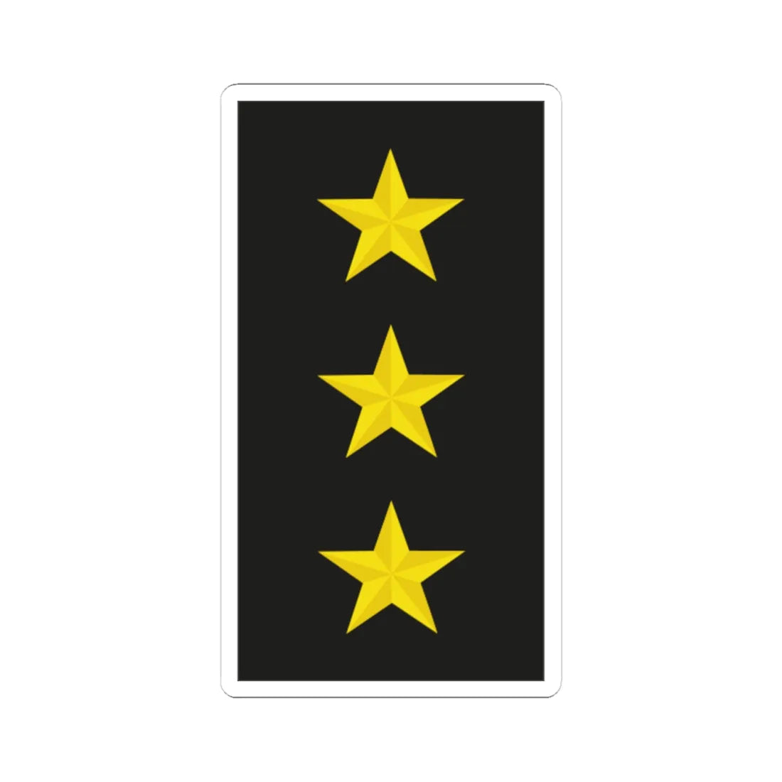 Mozambique Navy OF 9 (Mozambique) (Military Rank) STICKER Vinyl Kiss-Cut Decal 4 Inch White - The Sticker Space