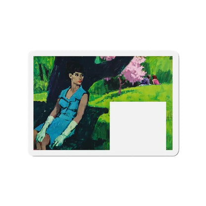 Mr Anderson by Juno Myers (1), Homes And Gardens magazine, 1964 (Magazine Illustration) Refrigerator Magnet 3 Inch - The Sticker Space