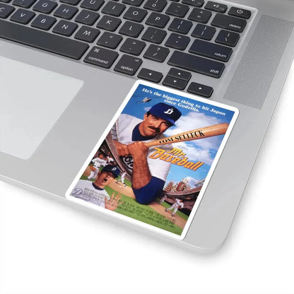 Mr Baseball 1992 Movie Poster - STICKER Vinyl Kiss-Cut Decal - The Sticker Space