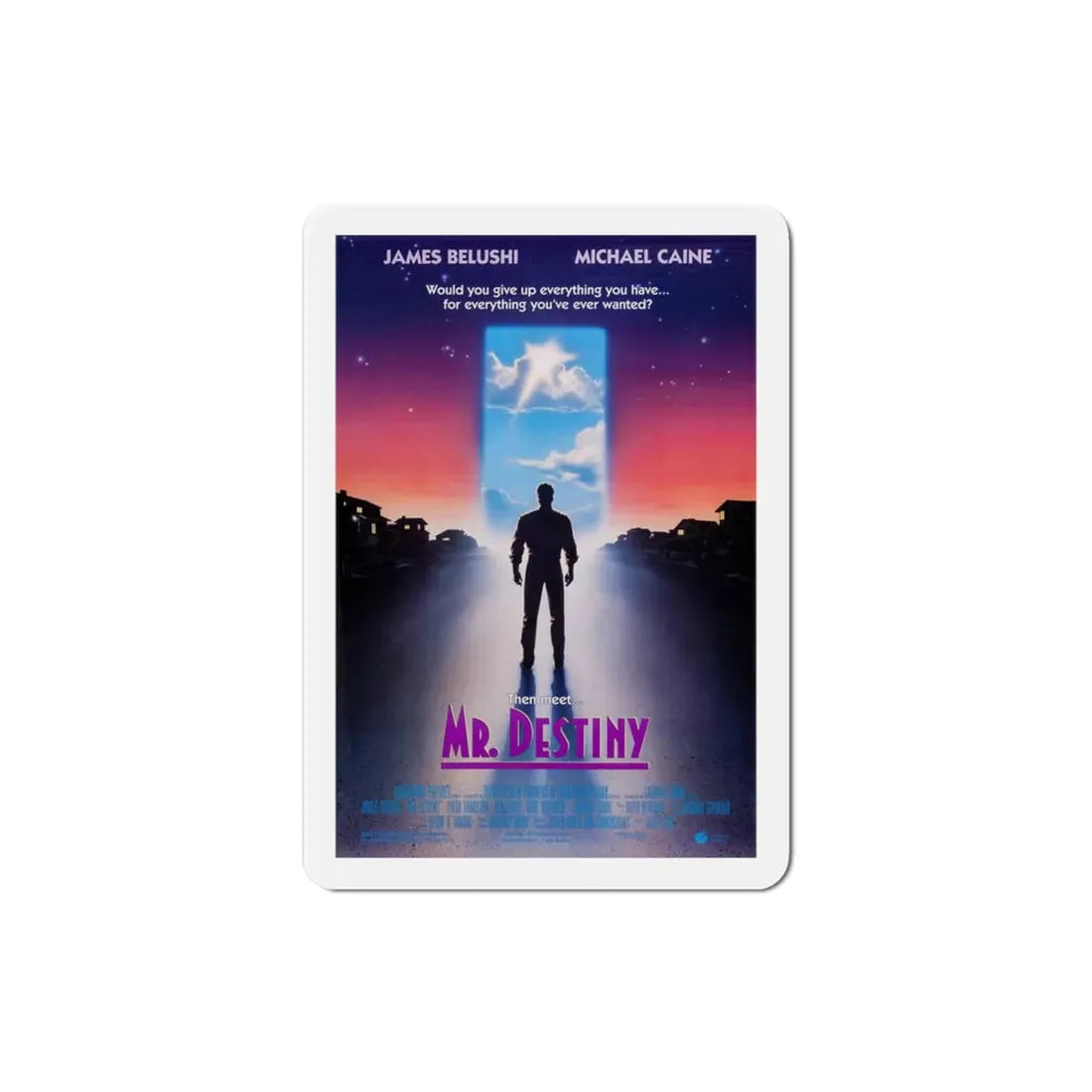 Mr Destiny 1990 Movie Poster Refrigerator Magnet - The Sticker Space