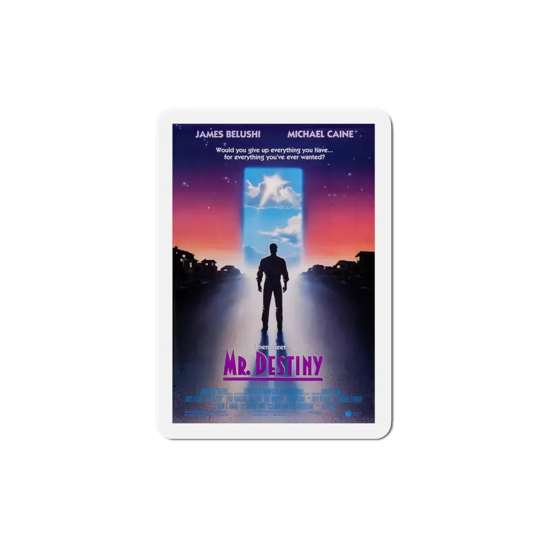 Mr Destiny 1990 Movie Poster Refrigerator Magnet - The Sticker Space