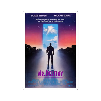 Mr Destiny 1990 Movie Poster - STICKER Vinyl Kiss-Cut Decal 2 Inch White - The Sticker Space