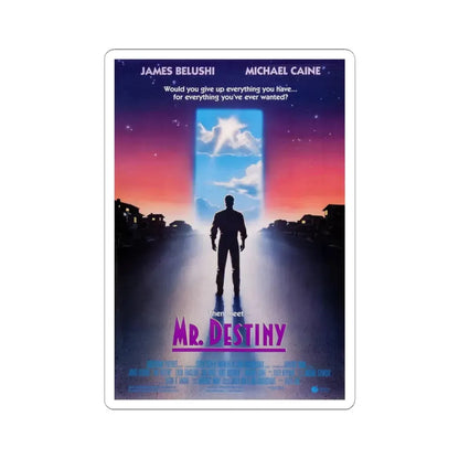 Mr Destiny 1990 Movie Poster - STICKER Vinyl Kiss-Cut Decal 3 Inch White - The Sticker Space