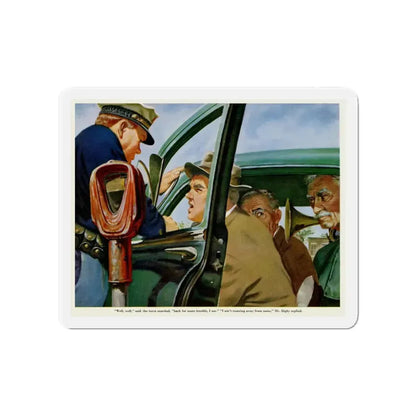 Mr. Digby's Swindle Sheet, 1954 (Magazine Illustration) Refrigerator Magnet 4 Inch - The Sticker Space